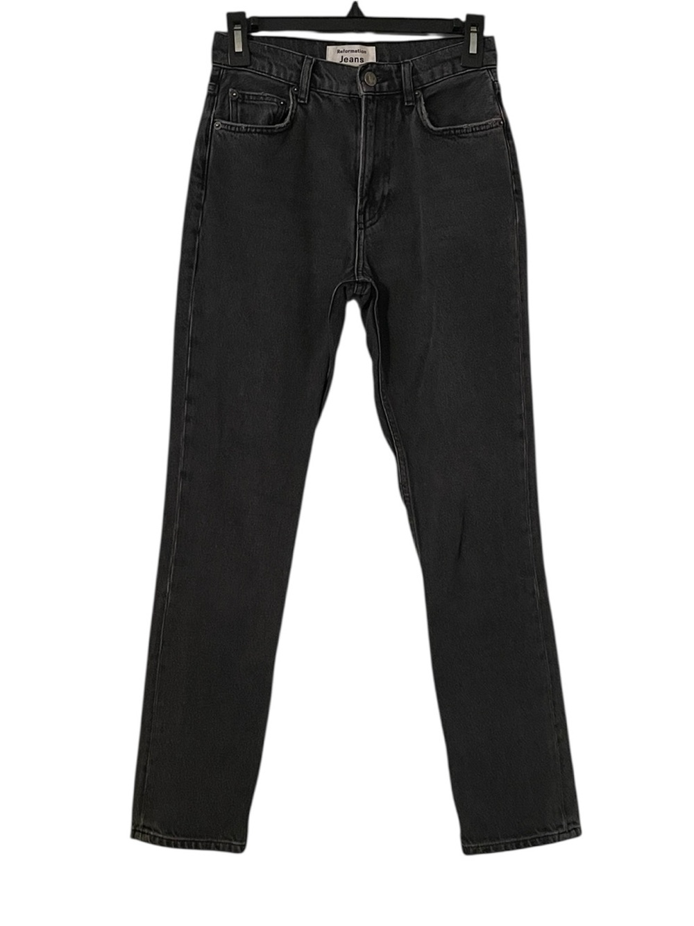 Reformation Women's Gray Wash Monterey‎ Straight Leg High Rise Jeans Size 25